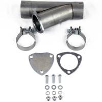 Cutouts, Turn Downs, V-Bands & Mufflers - Mild Steel Manual Exhaust Cutouts